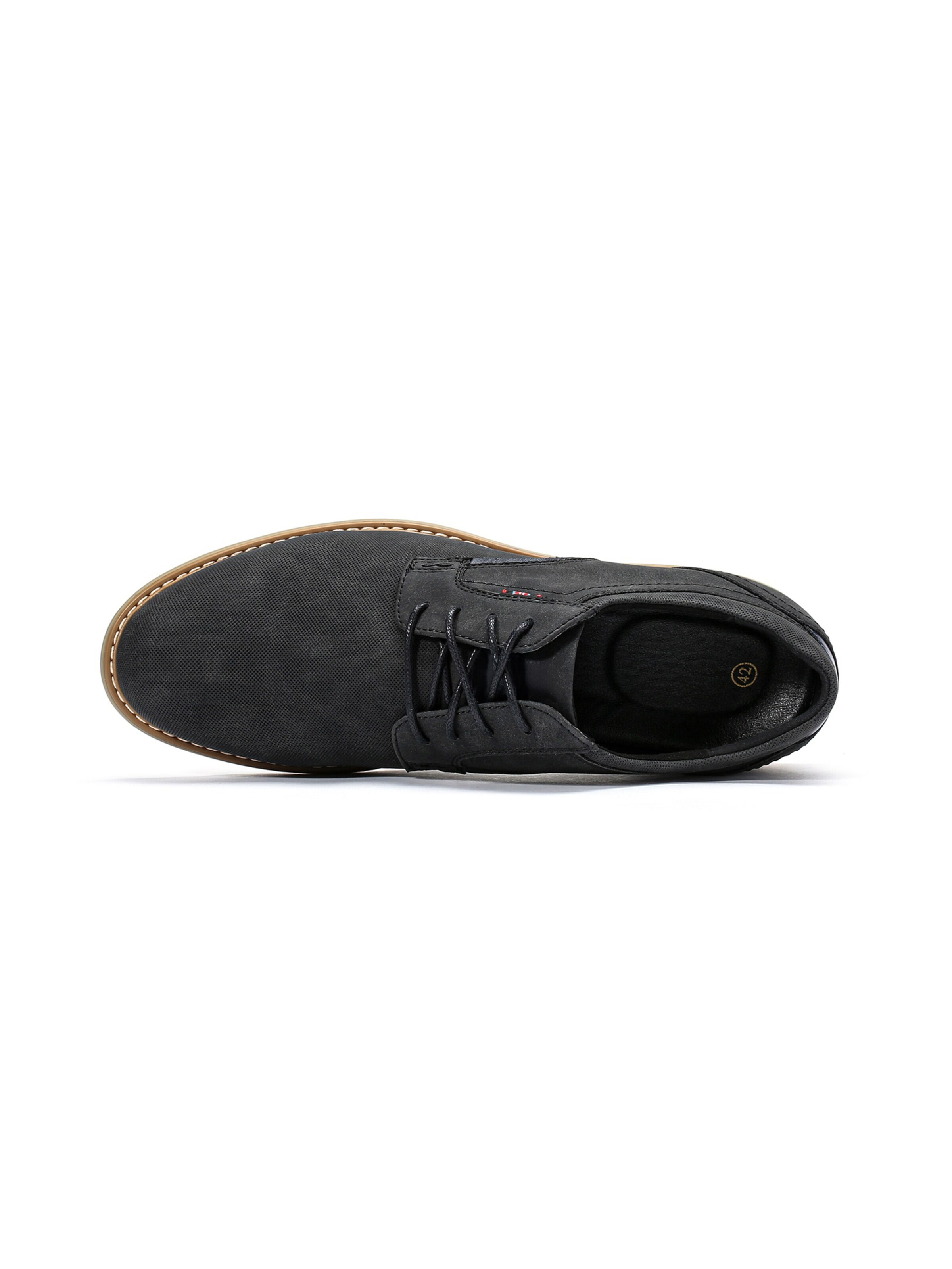 ALLTHEMEN Lace-Up Shoes 'Schritt' in Black