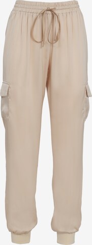 Tapered Pantaloni di Influencer in beige: frontale