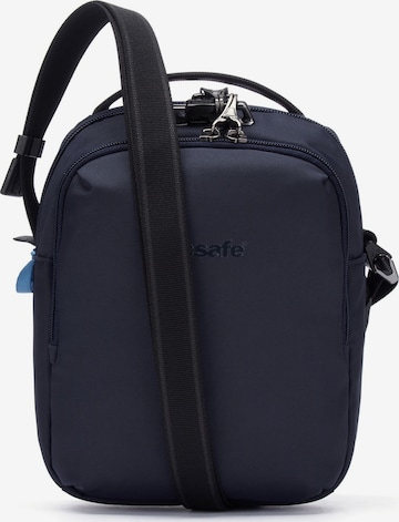 Pacsafe Umhängetasche in Blau: Vorderseite