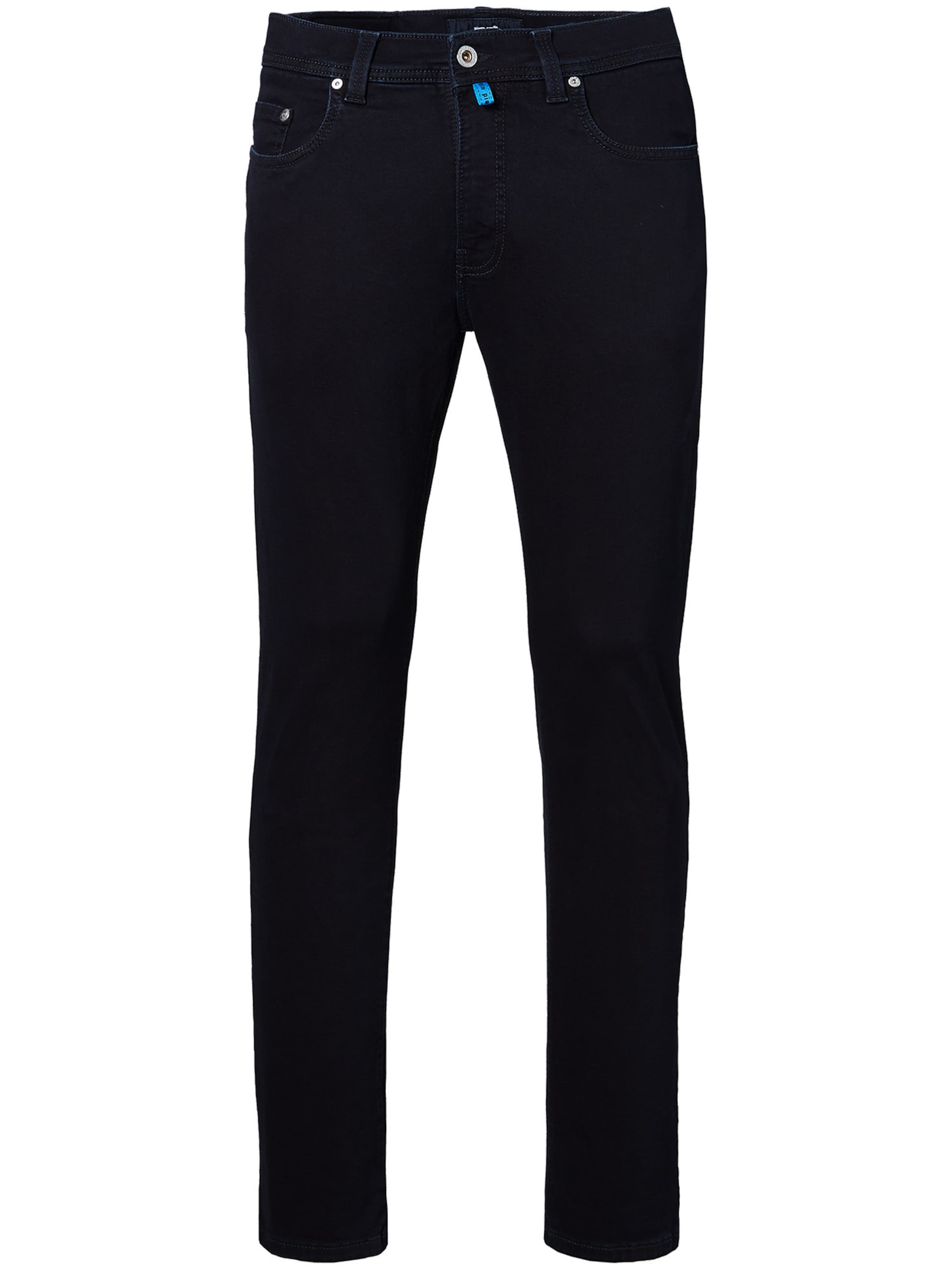 PIERRE CARDIN Tapered Jeans 'Lyon' in Schwarz: Vorderseite