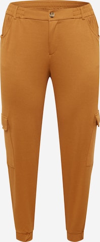 Zizzi Cargo trousers 'DAKOTA' in Brown: front
