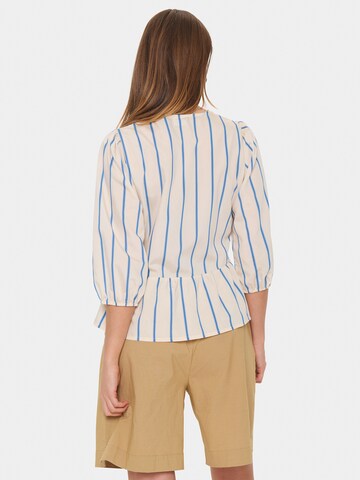 SAINT TROPEZ Blouse 'KotrinaSZ' in Blue