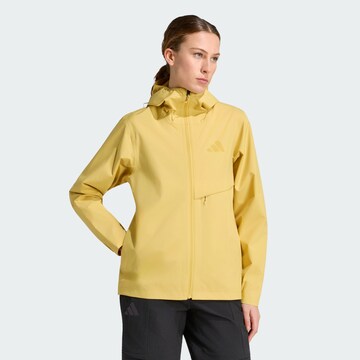 ADIDAS TERREX Outdoorová bunda 'Multi' – žlutá: přední strana