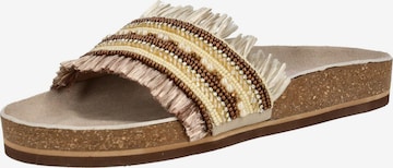 Mule LAZAMANI en marron : devant