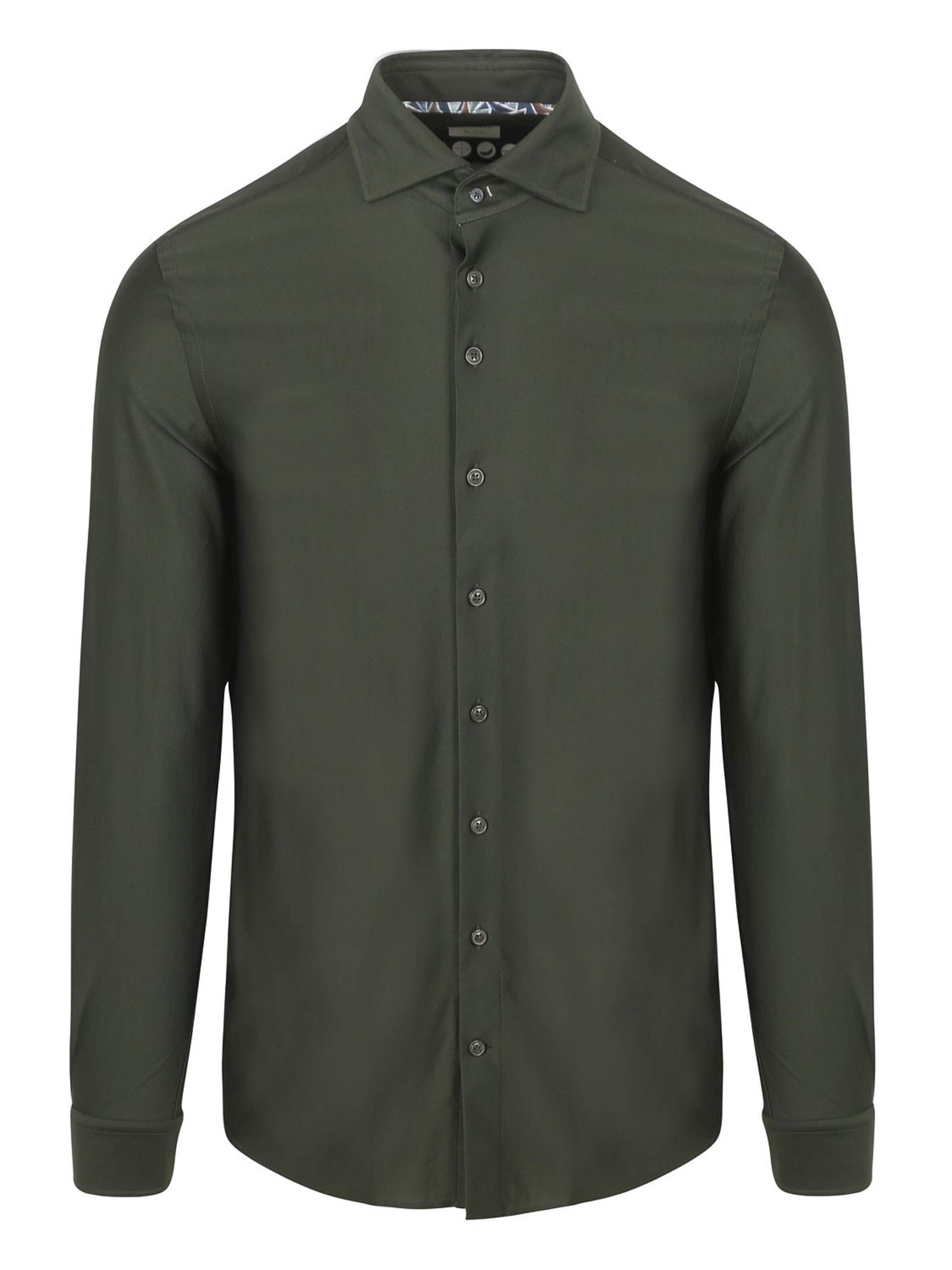 R2 Amsterdam Regular Fit Hemd‌‌‌‌‌‌ in Grün: Vorderseite