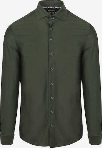 Coupe regular Chemise R2 Amsterdam en vert : devant