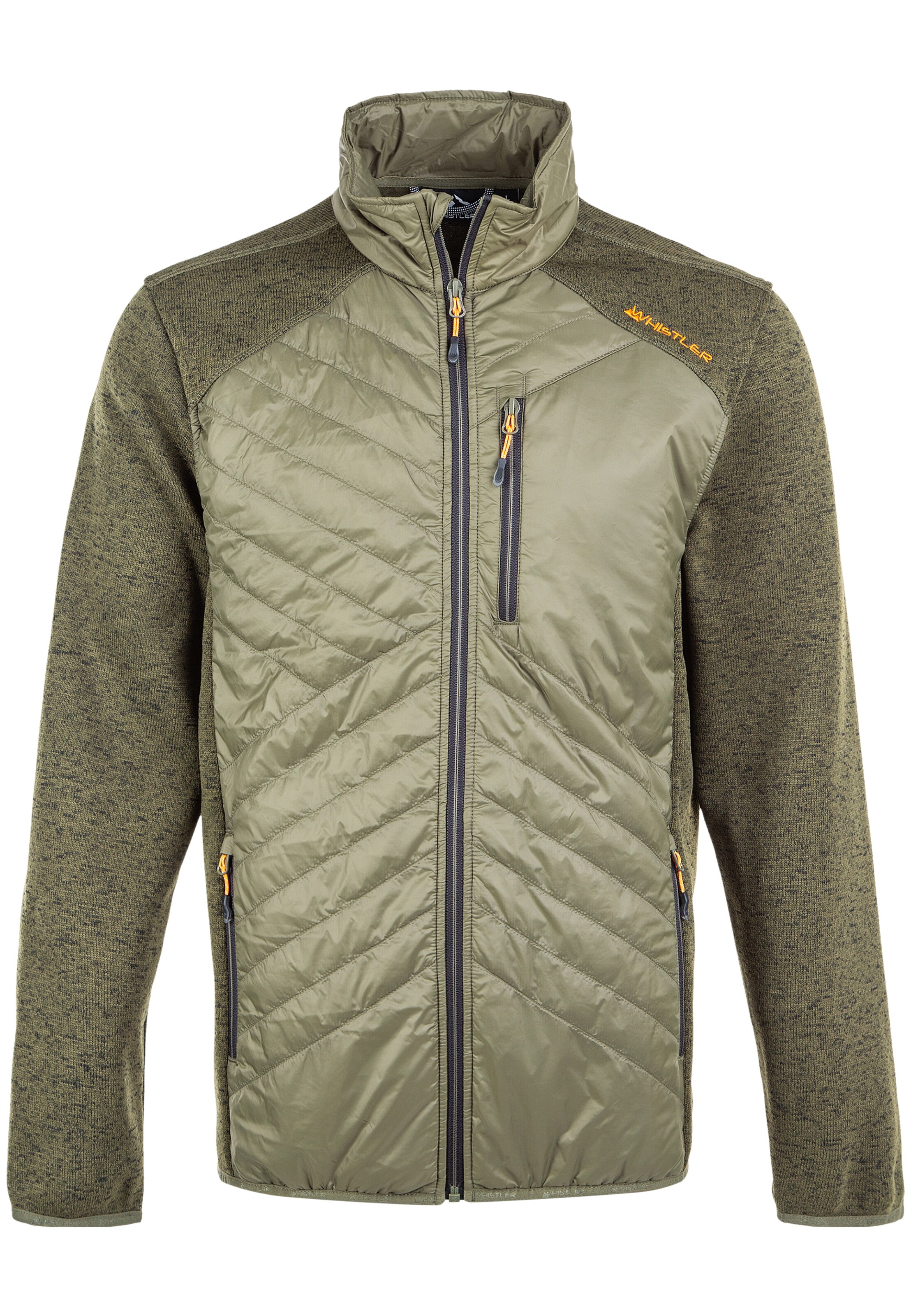 Whistler Outdoorjacke JAYDEN FLEECE HYBRID in Grün: Vorderseite