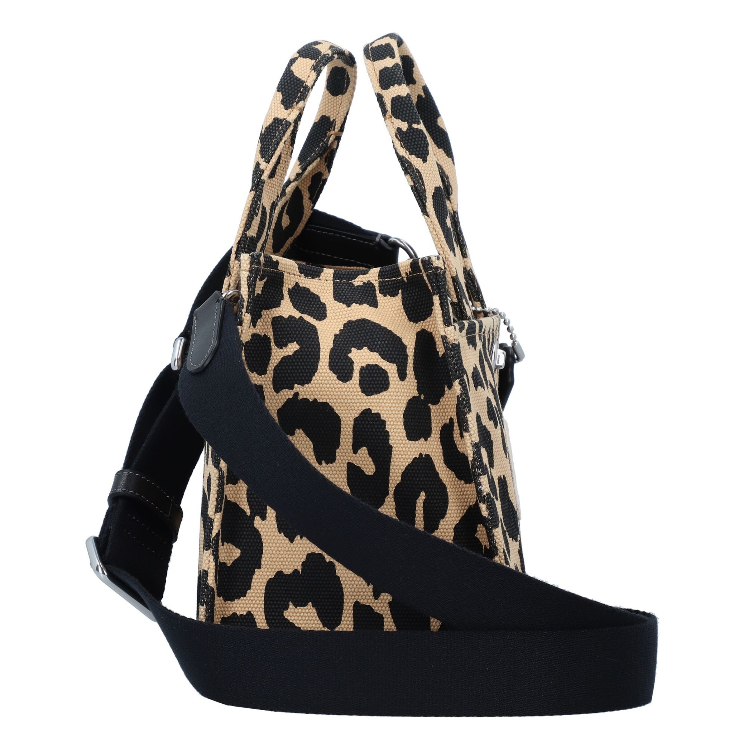COACH Handtasche 'CARGO TOTE BAG 26 WITH LEOPARD PRINT' in Braun