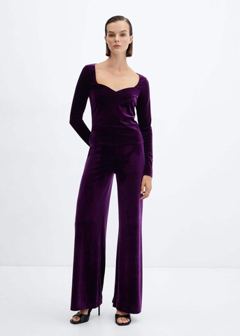 Wide Leg Pantalon 'Xenphant' MANGO en violet