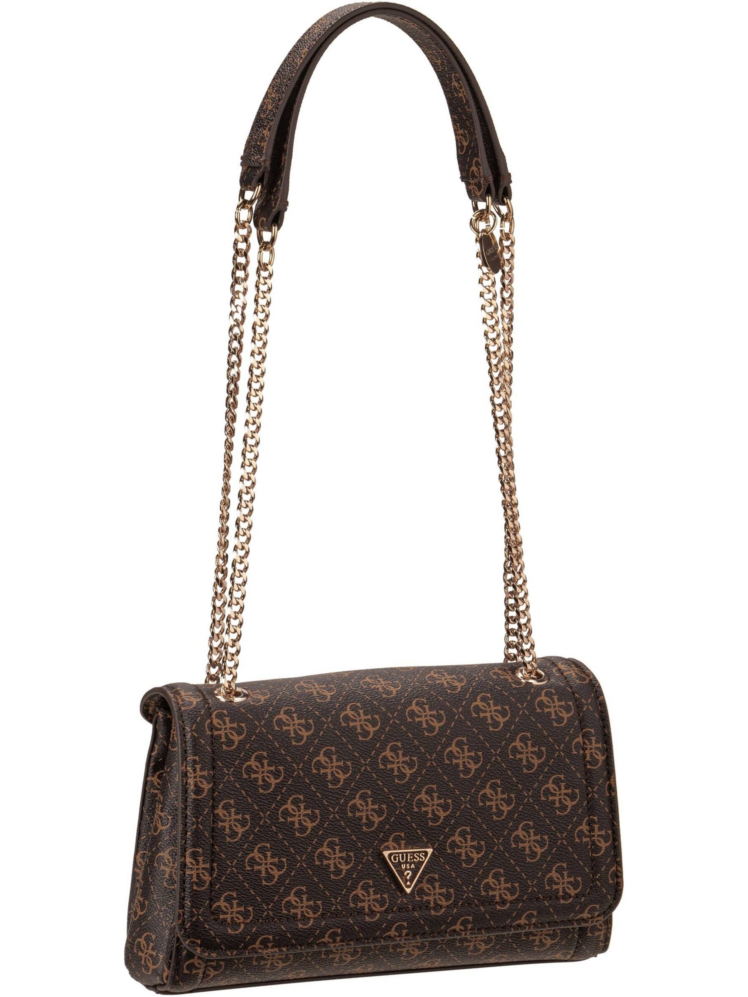 Sac à bandoulière 'Noelle II' GUESS en marron : devant