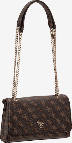 Borsa a tracolla 'Noelle II' di GUESS in marrone: frontale