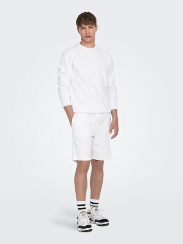 Only & Sons Regular Broek in Wit