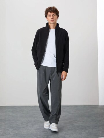 Tommy Life Fleece jacket in Black