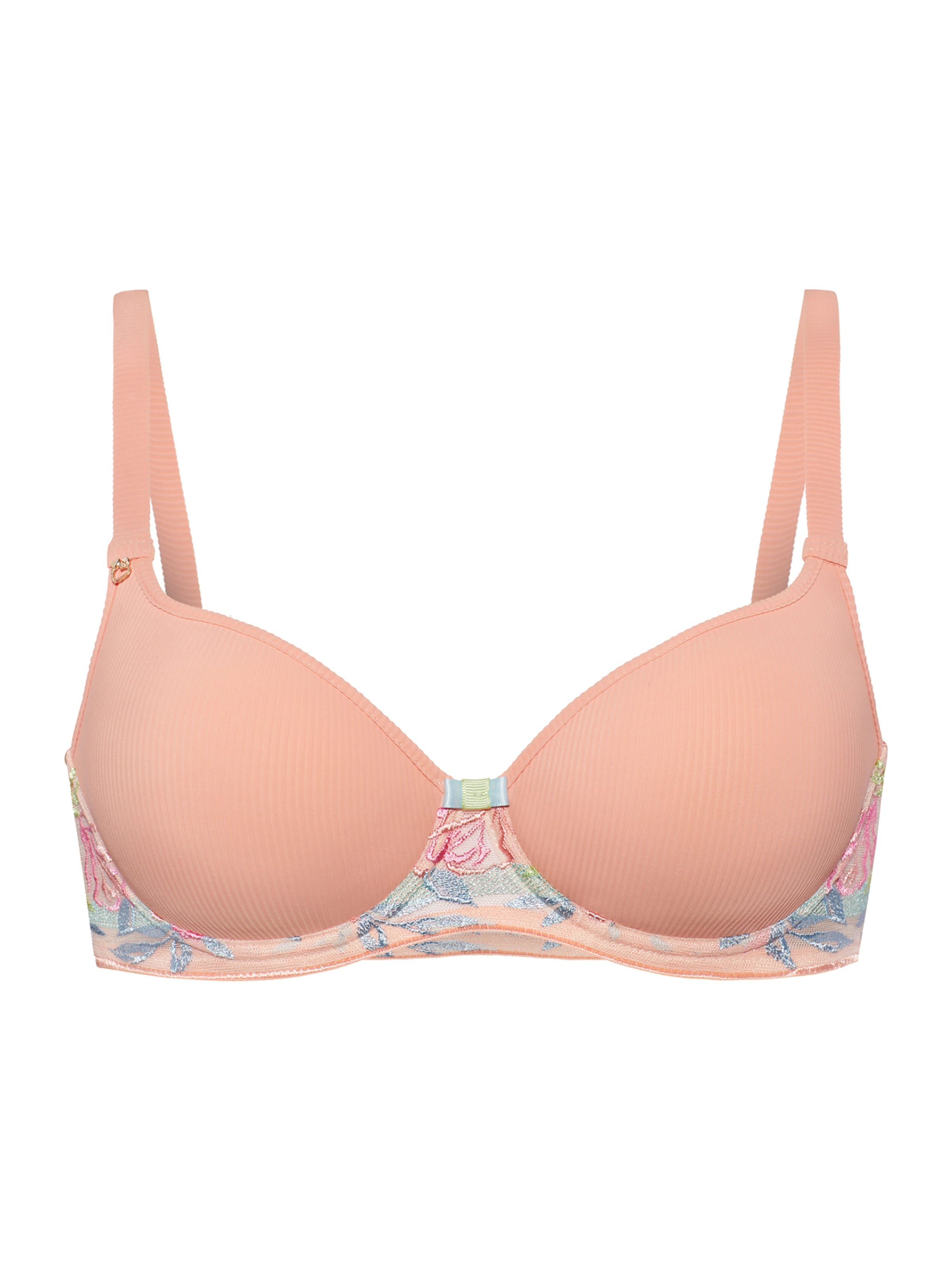 DACAPO T-shirt Bra 'Capri' in Orange: front