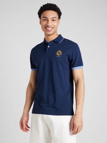 Hackett London Poloshirt 'HERITAGE' in Blau: predná strana