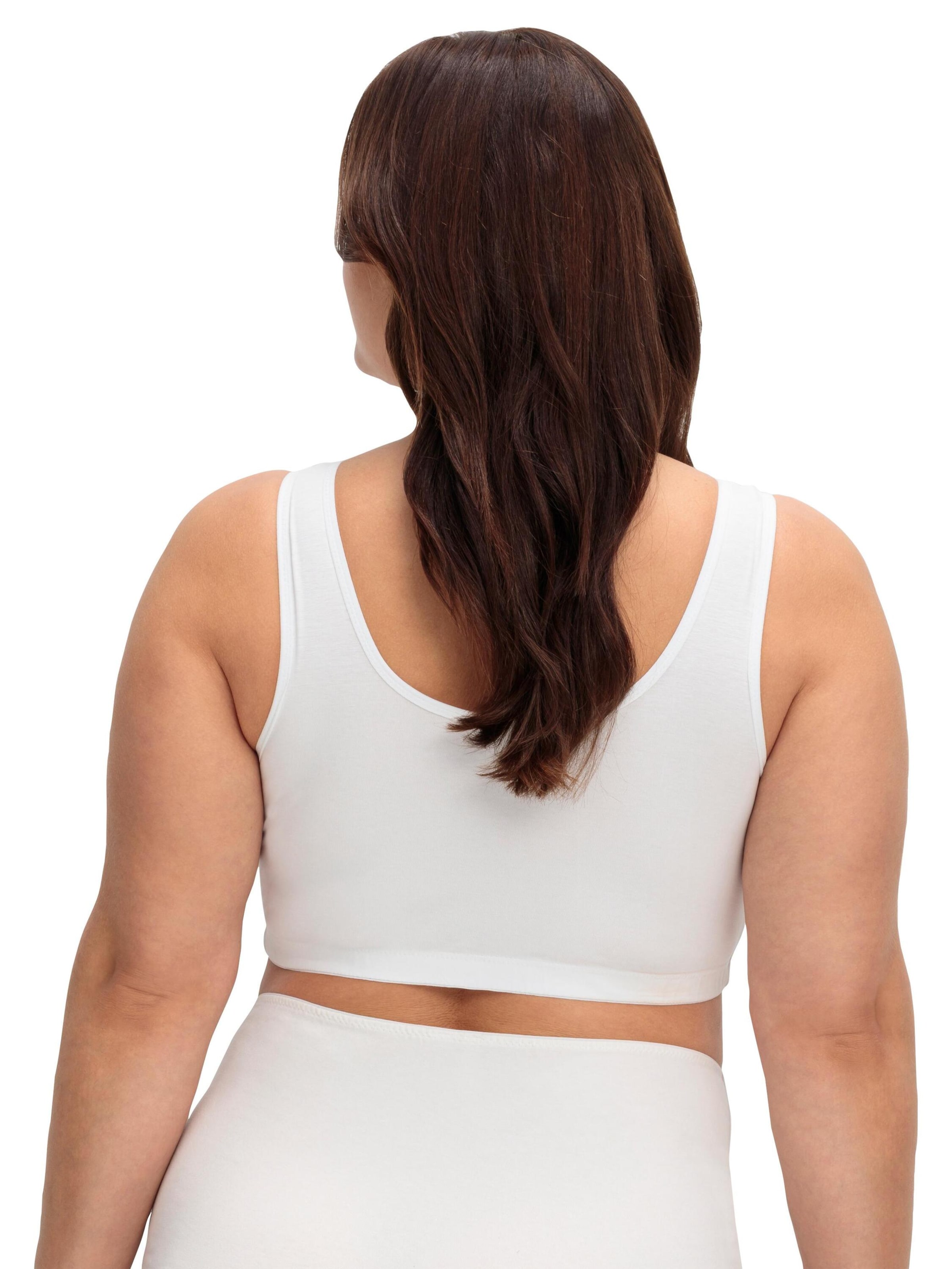 Bustieră Sutien de la SHEEGO pe alb