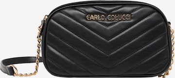 Carlo Colucci Umhängetasche 'Domaneggi' in Schwarz: Vorderseite