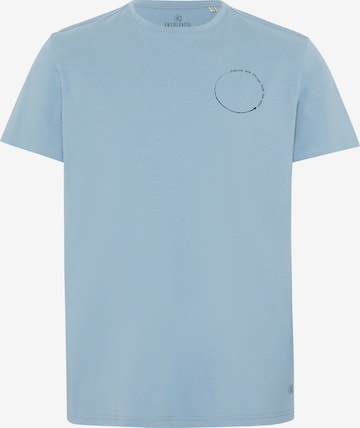Detto Fatto Shirt ' mit Print-Botschaft ' in Blue: front