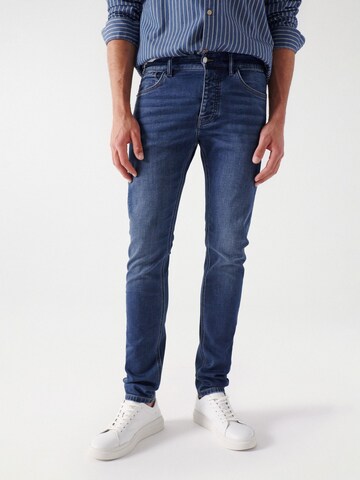 Salsa Jeans Skinny Jeans in Blauw: voorkant