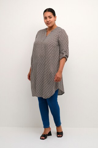 KAFFE CURVE Tunic 'Maran' in Brown