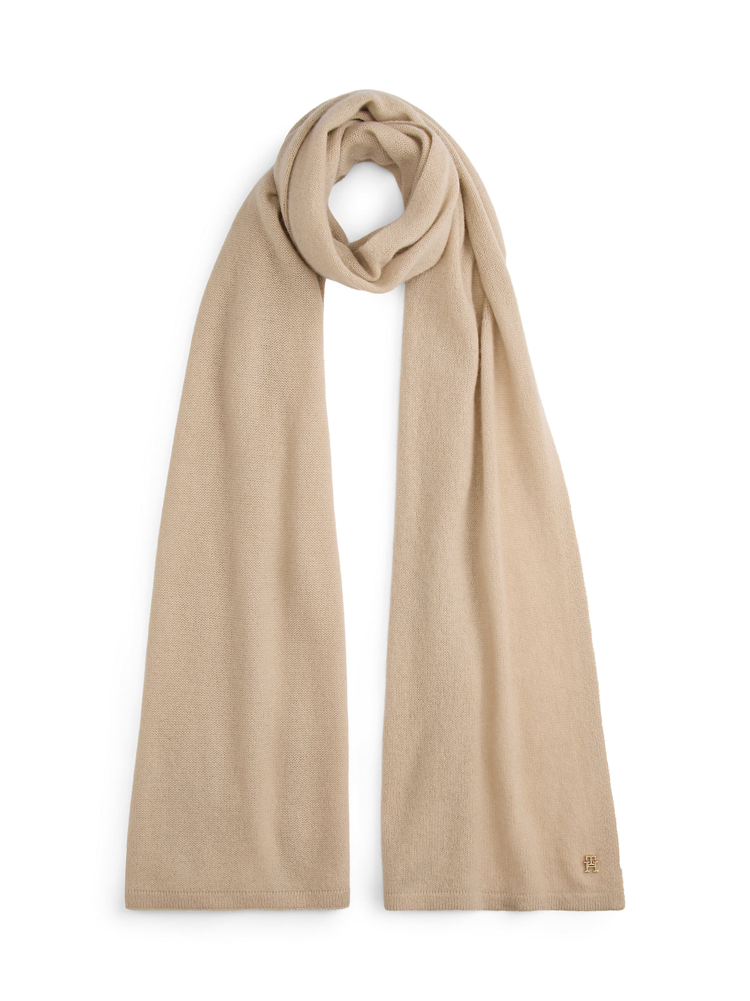 TOMMY HILFIGER Schal in Beige: Vorderseite