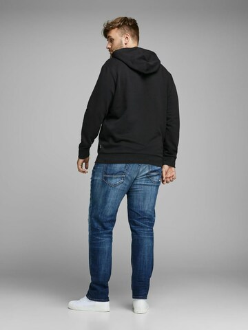 Jack & Jones Plus Sweatshirt 'Ecorp' i svart