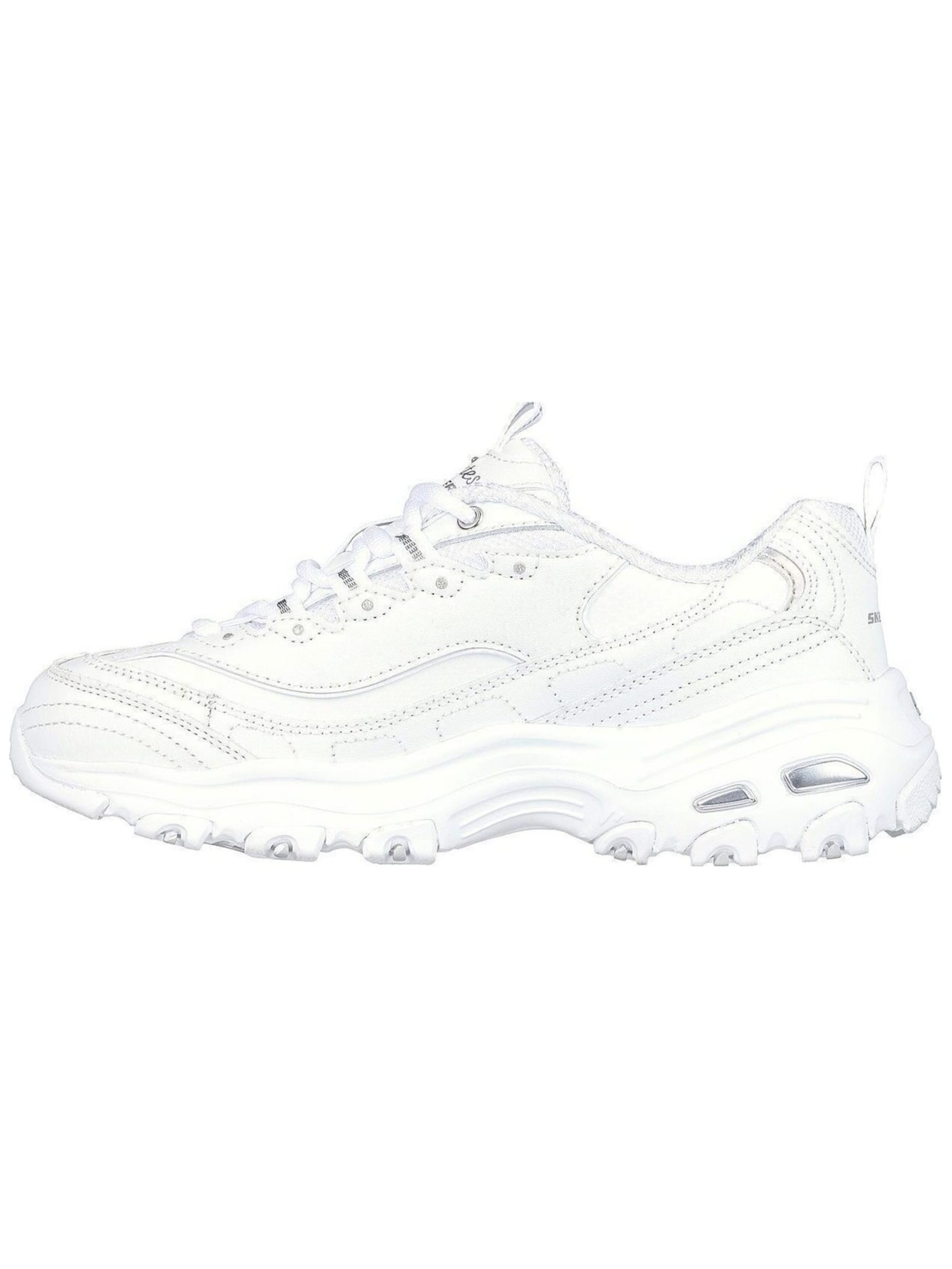 SKECHERS Sneaker low 'Skechers DLites Fresh Start'‌‌‌‌‌‌‌‌‌ in Weiß