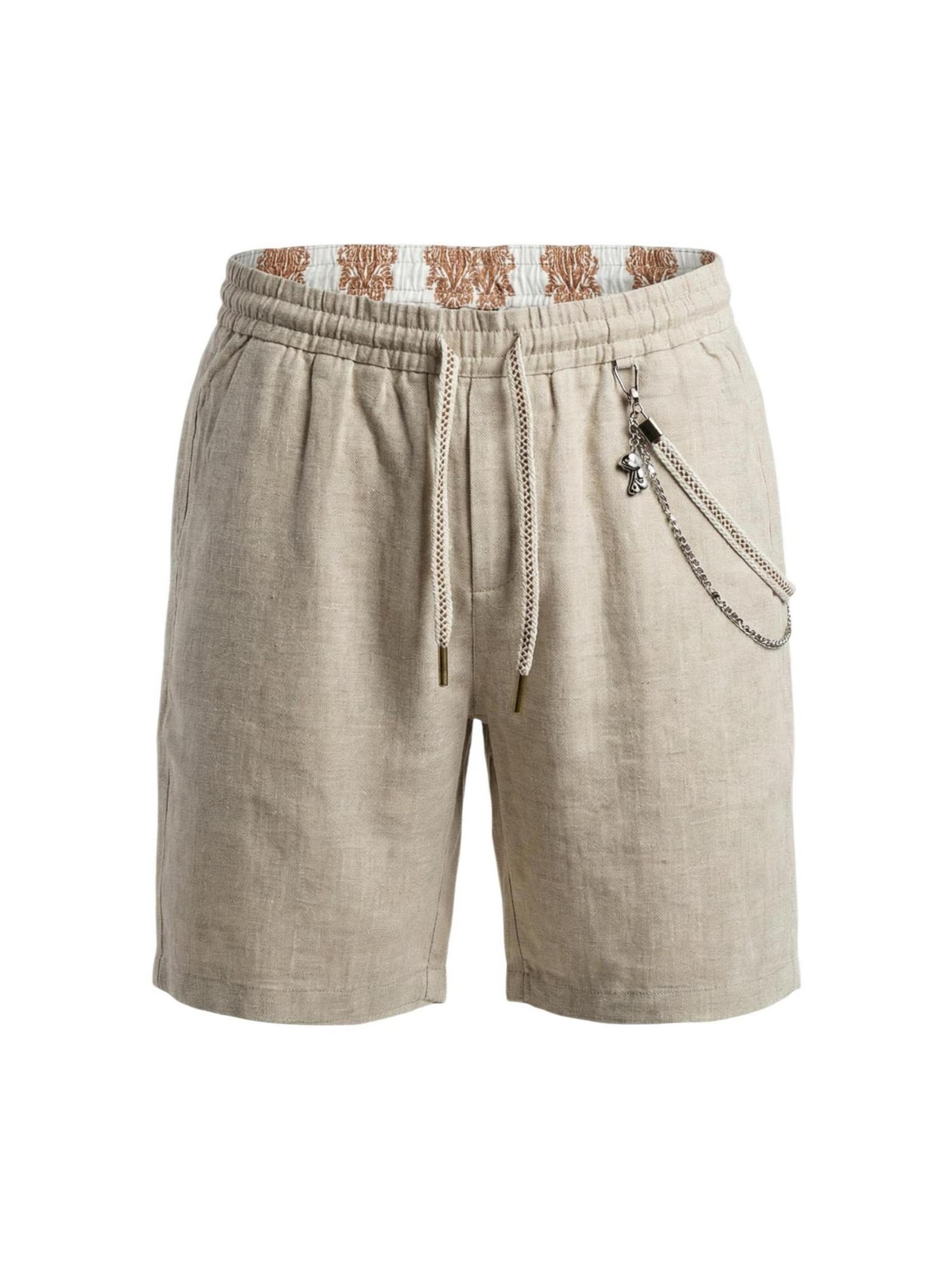 Pantaloni sportivi 'FJ3269-S26' di Gianni Lupo in beige: frontale