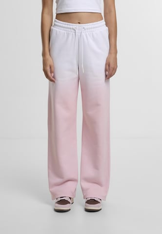 Wide Leg Pantalon DEF en blanc