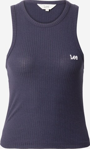 Lee Top in Blauw: voorkant