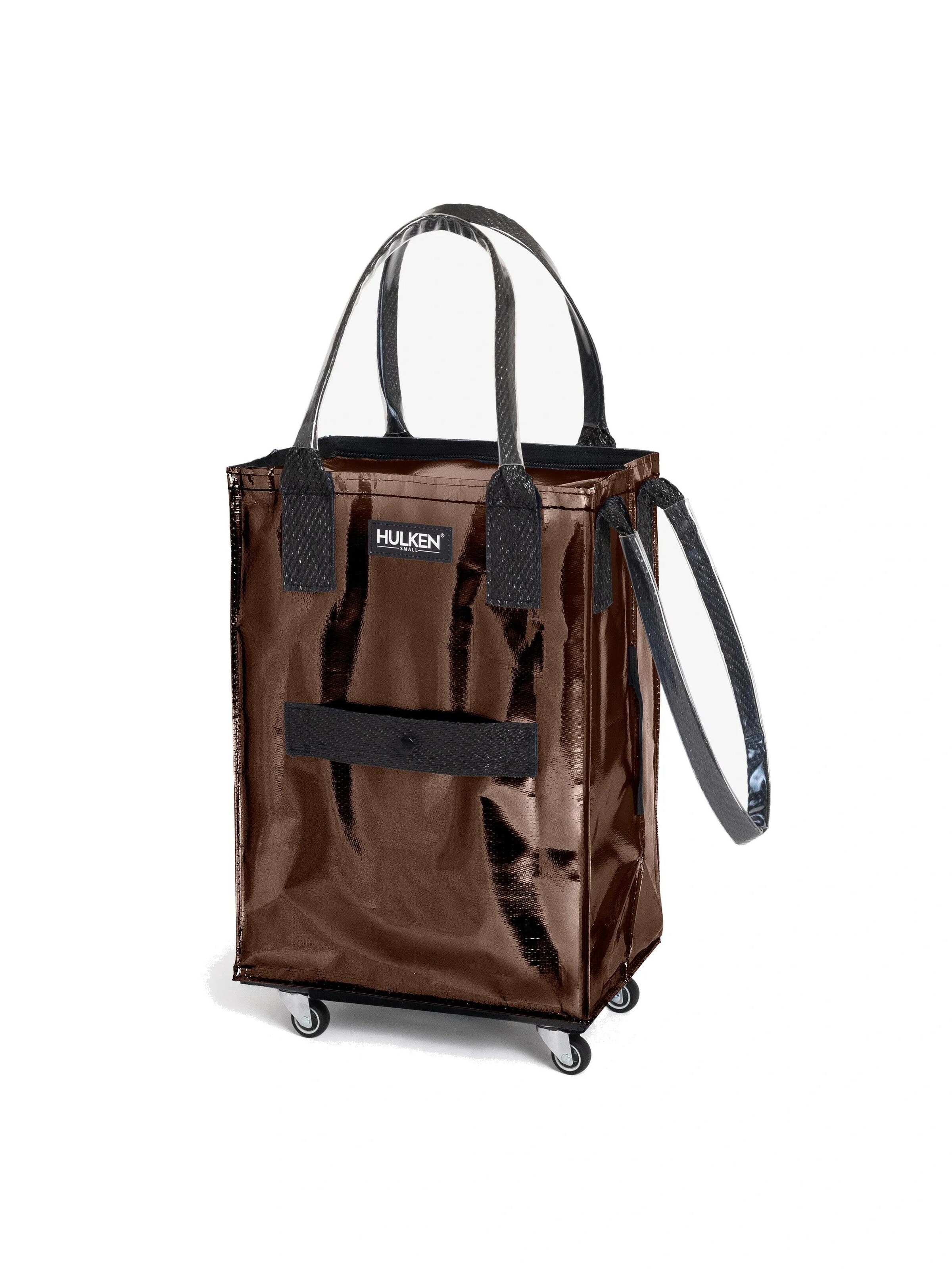 HULKEN Shopper 'Hulken Rolling Tote'‌‌‌‌‌‌‌‌ in Braun: Vorderseite