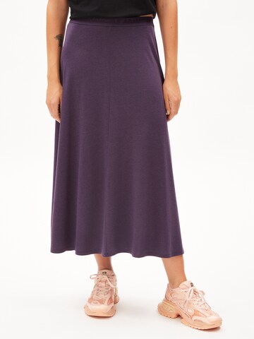 ARMEDANGELS Rok in Lila: voorkant