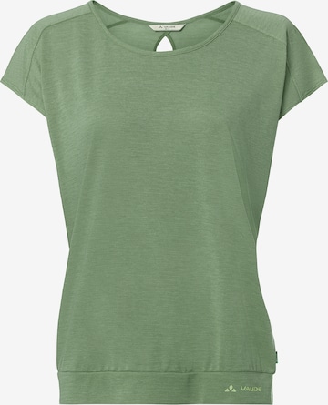 VAUDE Sportshirt 'Skomer III' in Grün: Vorderseite