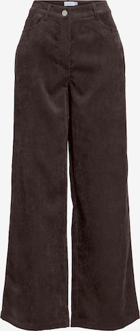Wide leg Pantaloni 'VICOURDI' de la VILA pe maro: față