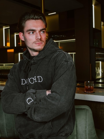 Dutch'D - Sweatshirt 'Oversized Hoodie' em preto