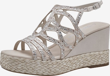 TAMARIS Strap Sandals in Beige: front