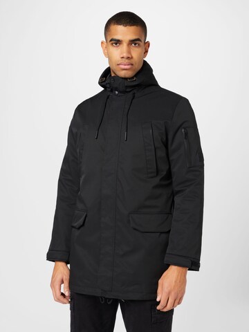 ESPRIT Between-seasons parka in Black: front