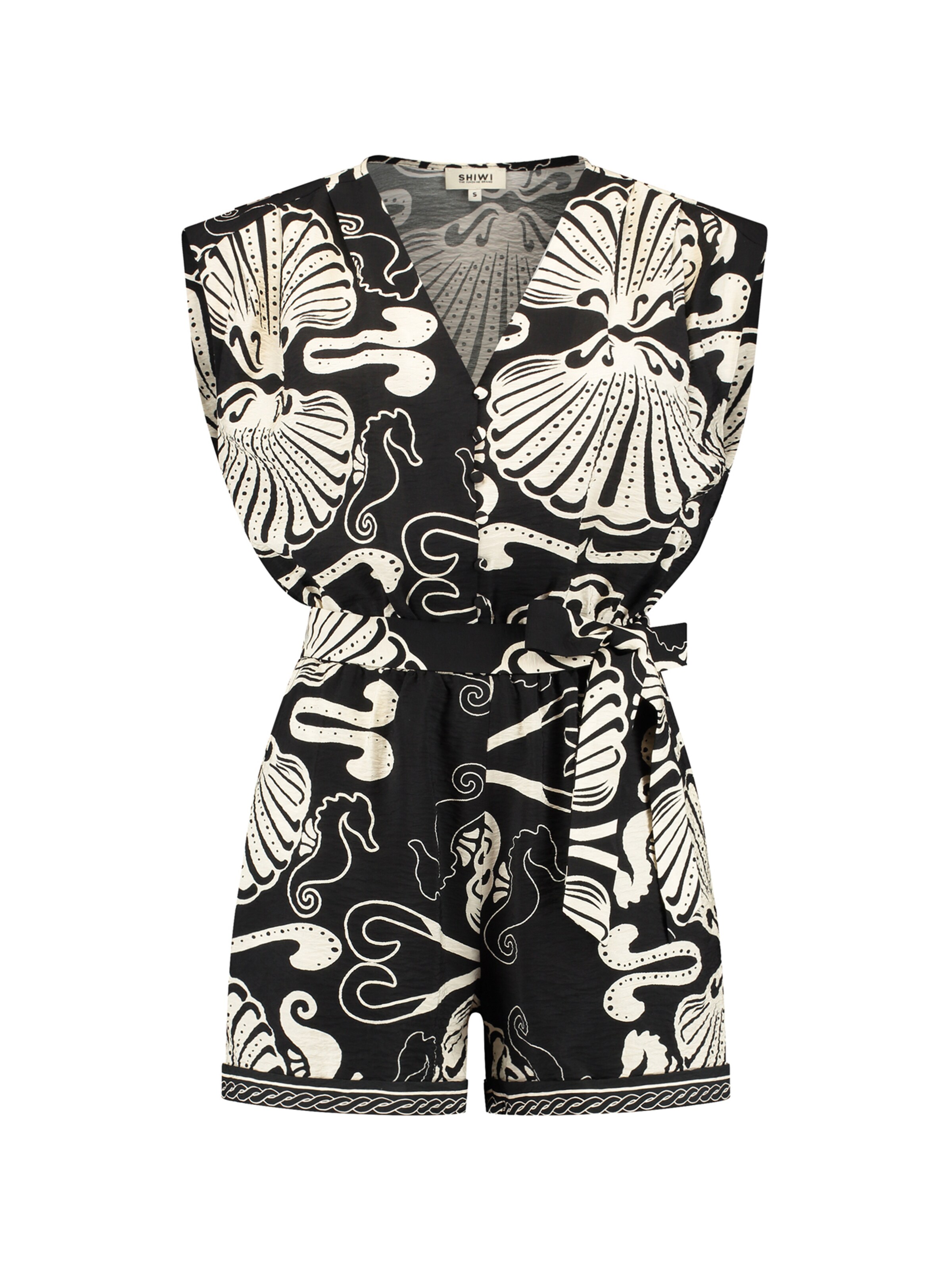 Combinaison 'Faye' Shiwi en noir : devant