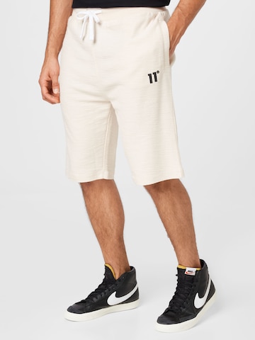 11 Degrees Pants in Beige: front
