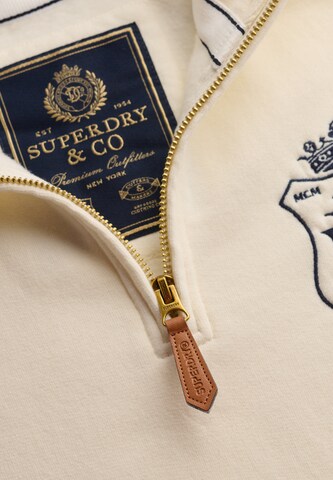 Superdry & Co Sweatshirt 'Varsity' in Beige