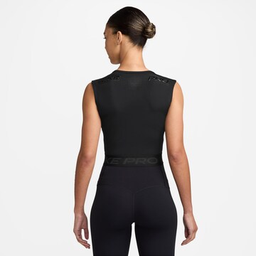 NIKE Sports Top in Black