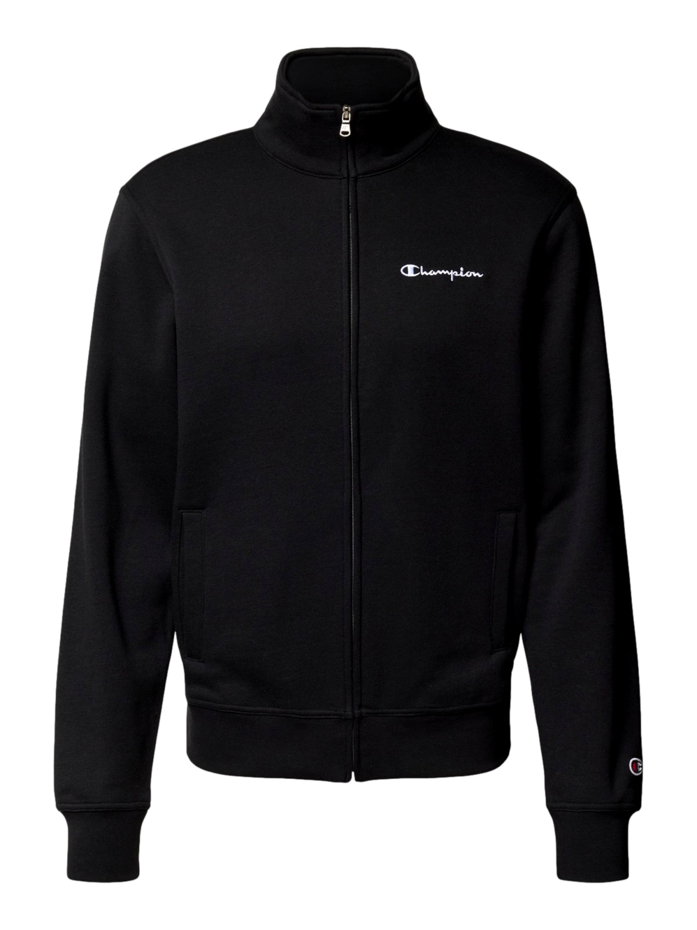 Champion Authentic Athletic Apparel Sweatjakke i sort: forside