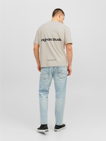 T-Shirt 'Vesterbro' JACK & JONES en beige