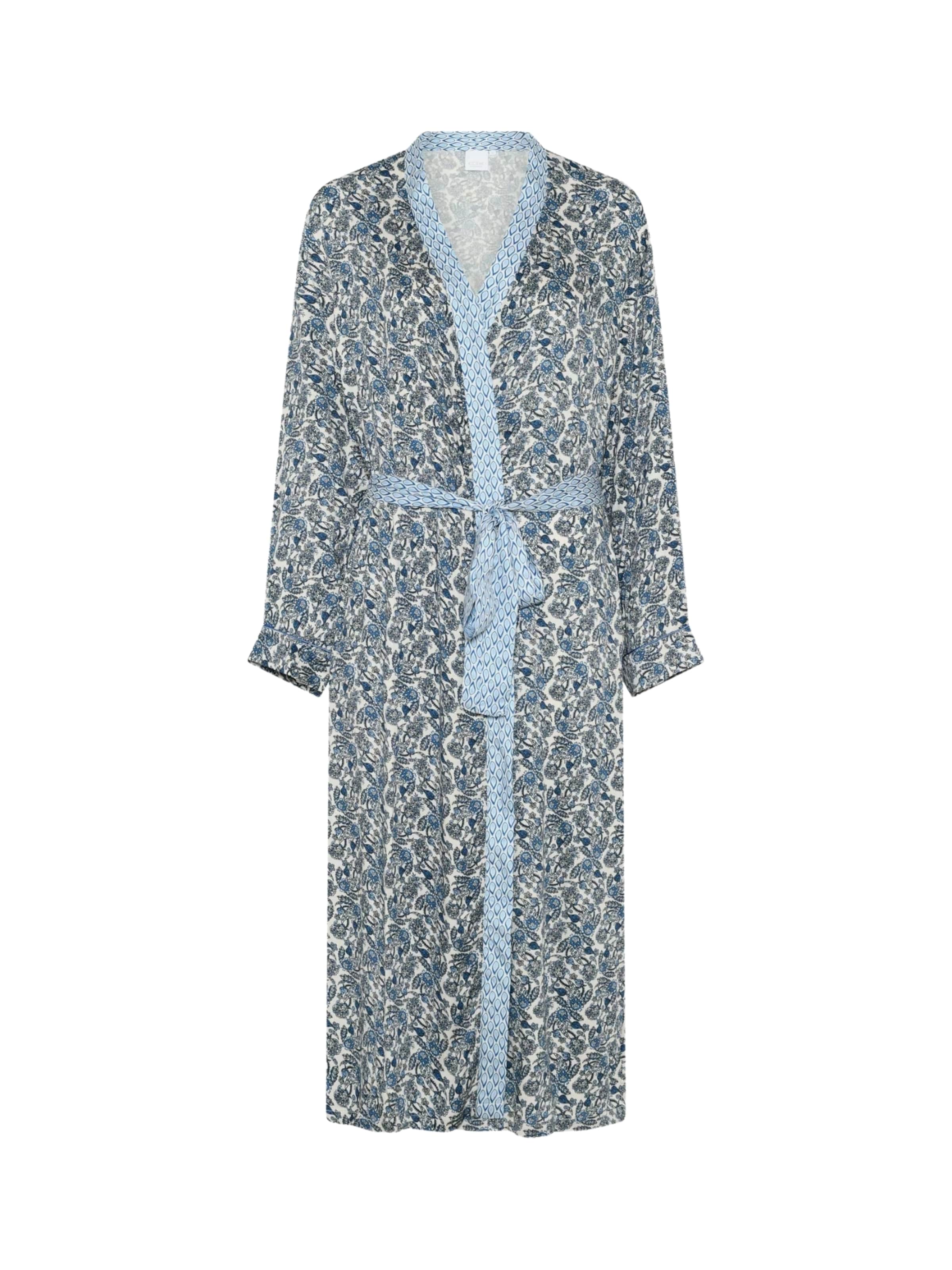 Peignoir long 'Noa' CCDK Copenhagen en bleu : devant