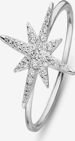 Fiocco Jewelry Ring 'Luna' in Silver: front