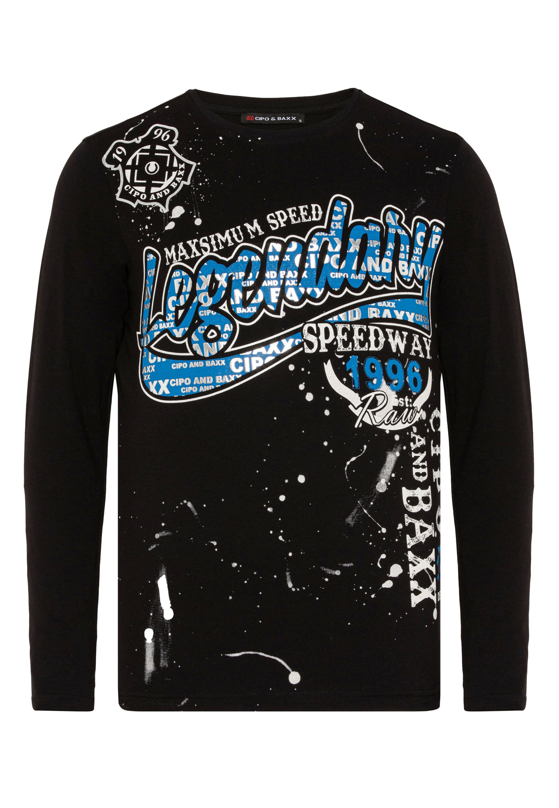 CIPO & BAXX Shirt in Black: front