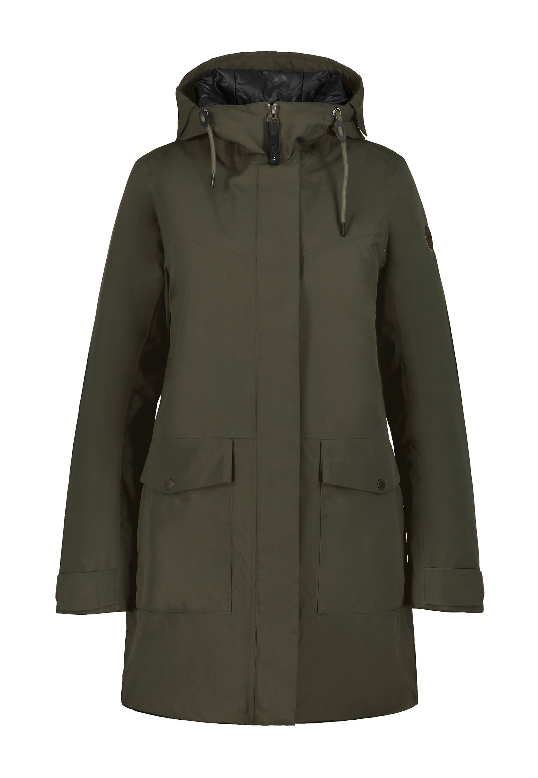 ICEPEAK Jacke in Grün: Vorderseite