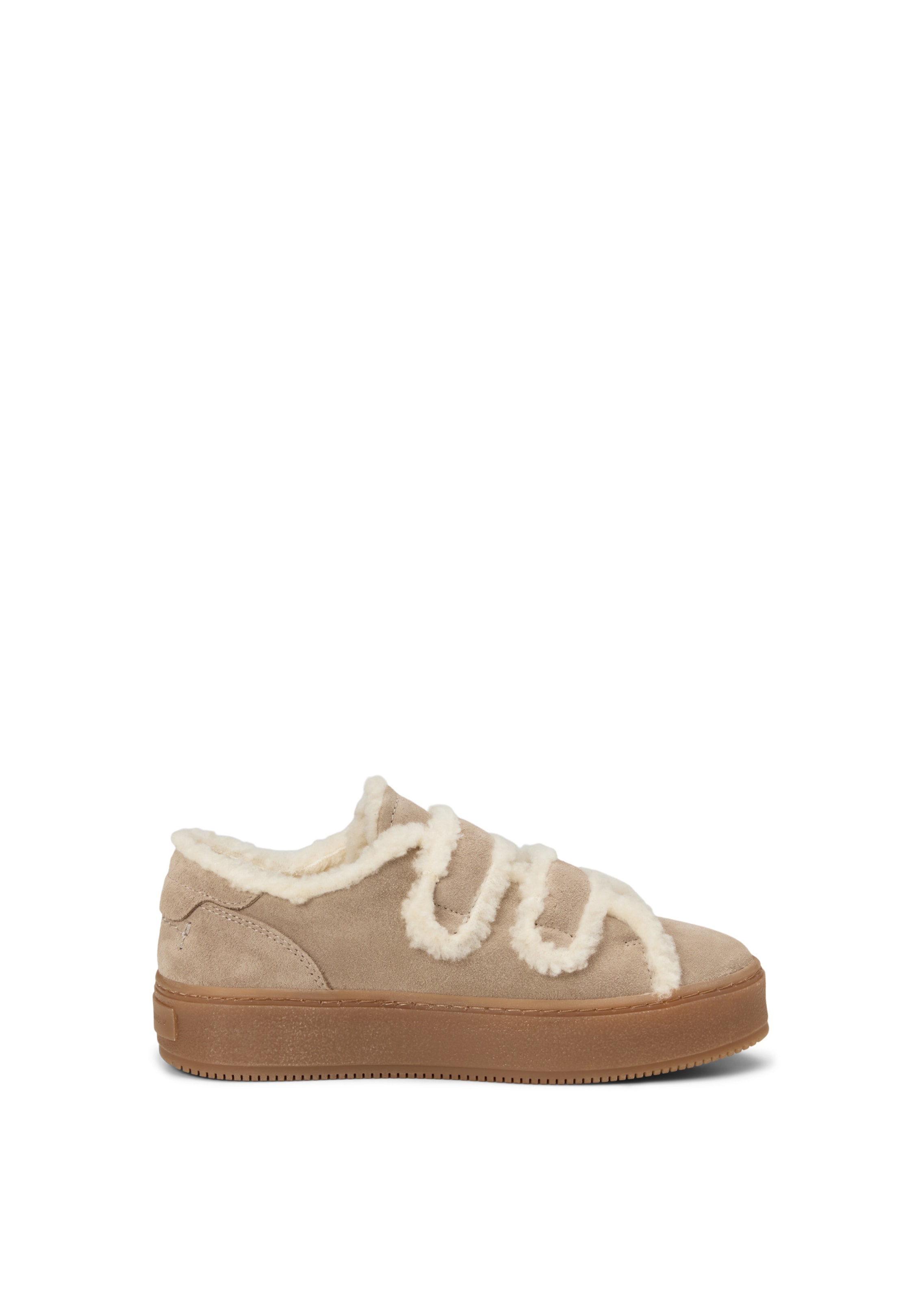 Marc O'Polo Sneakers laag 'Edith' in Beige: zijkant