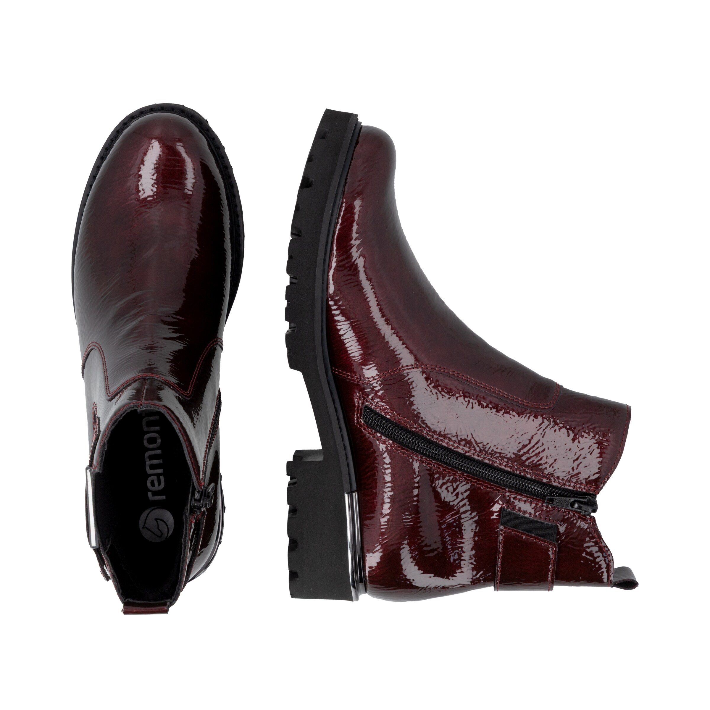 Bottines REMONTE en rouge