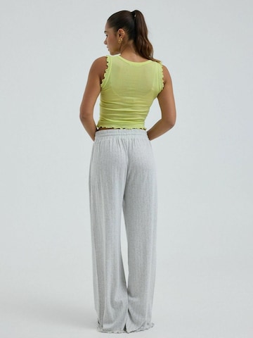 Haut ' Cotton ' Seamless Basic en jaune